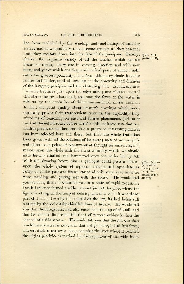 'Modern Painters' Volume I (1851 edition): Part II: Section IV: Chapter IV: Page 315