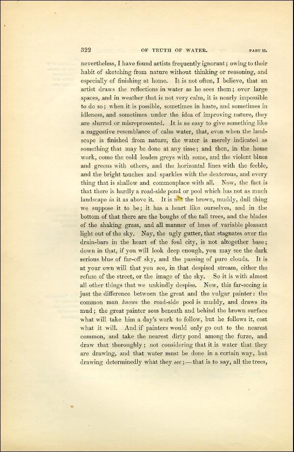 'Modern Painters' Volume I (1851 edition): Part II: Section V: Chapter I: Page 322