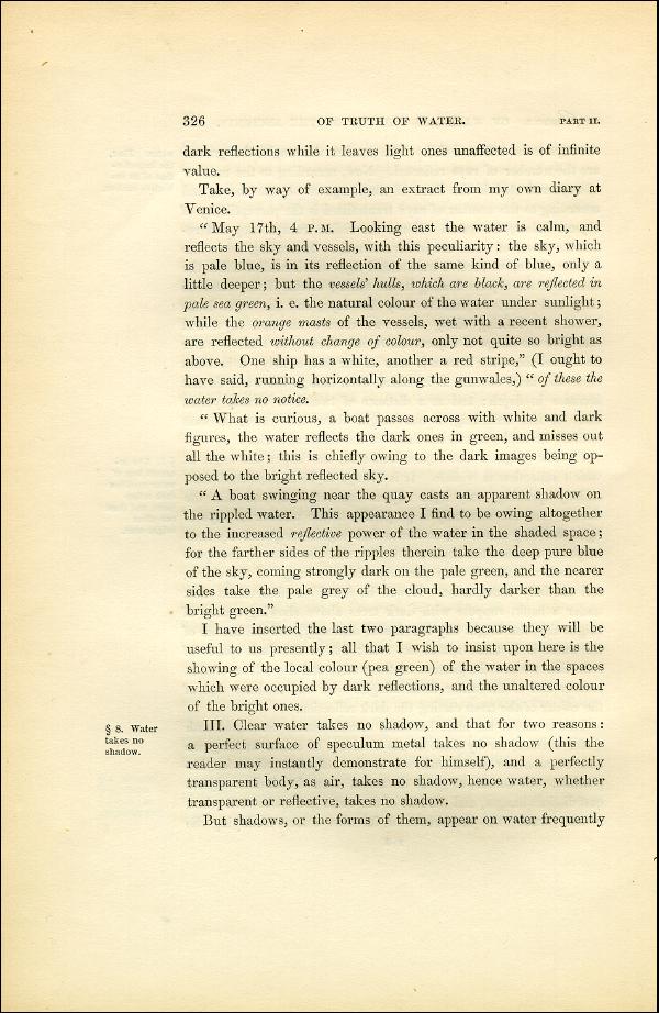 'Modern Painters' Volume I (1851 edition): Part II: Section V: Chapter I: Page 326