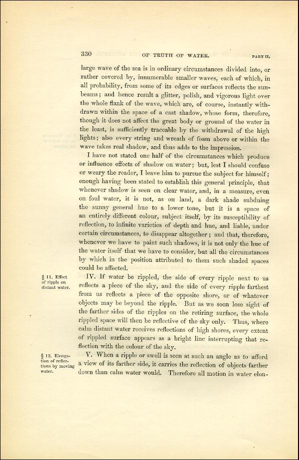 'Modern Painters' Volume I (1851 edition): Part II: Section V: Chapter I: Page 330