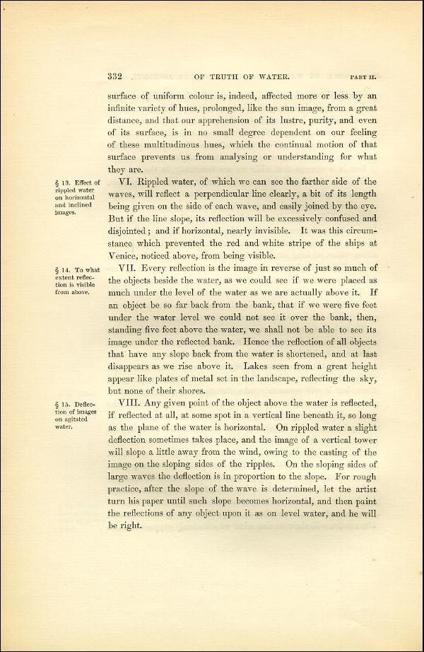 'Modern Painters' Volume I (1851 edition): Part II: Section V: Chapter I: Page 332