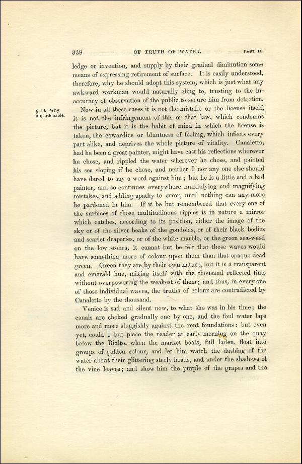 'Modern Painters' Volume I (1851 edition): Part II: Section V: Chapter I: Page 338