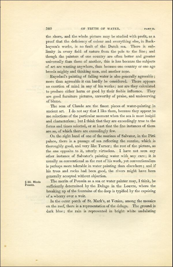 'Modern Painters' Volume I (1851 edition): Part II: Section V: Chapter I: Page 340