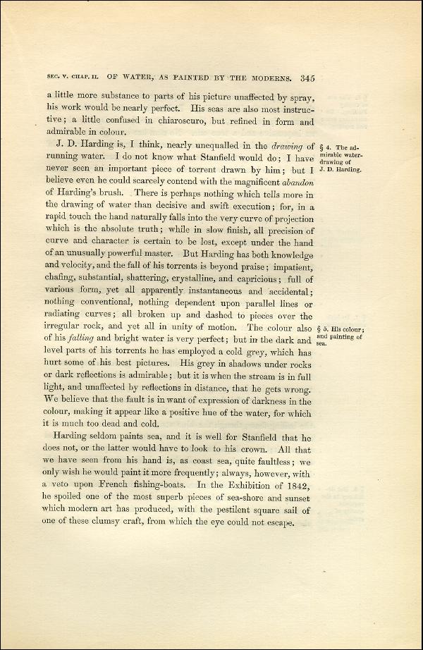 'Modern Painters' Volume I (1851 edition): Part II: Section V: Chapter II: Page 345