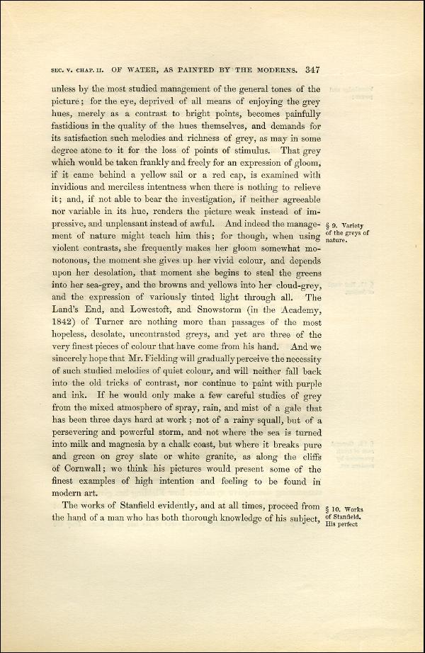 'Modern Painters' Volume I (1851 edition): Part II: Section V: Chapter II: Page 347