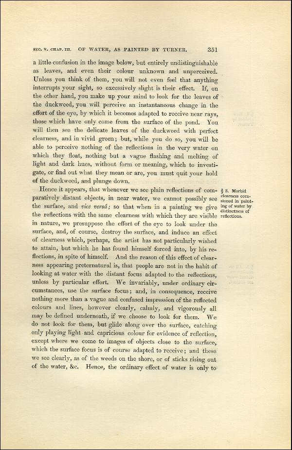 'Modern Painters' Volume I (1851 edition): Part II: Section V: Chapter III: Page 351