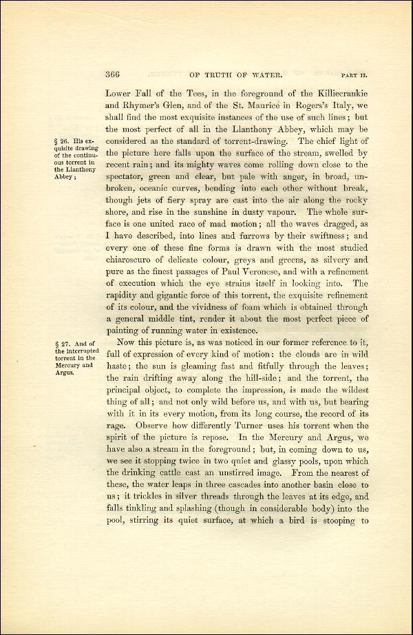 'Modern Painters' Volume I (1851 edition): Part II: Section V: Chapter III: Page 366