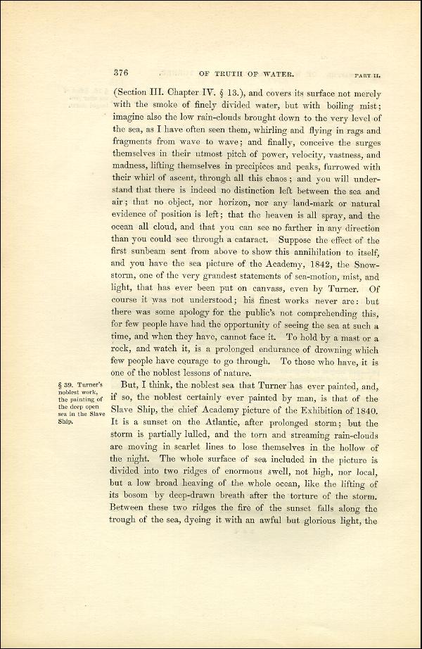 'Modern Painters' Volume I (1851 edition): Part II: Section V: Chapter III: Page 376
