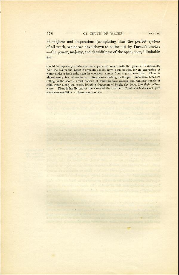 'Modern Painters' Volume I (1851 edition): Part II: Section V: Chapter III: Page 378