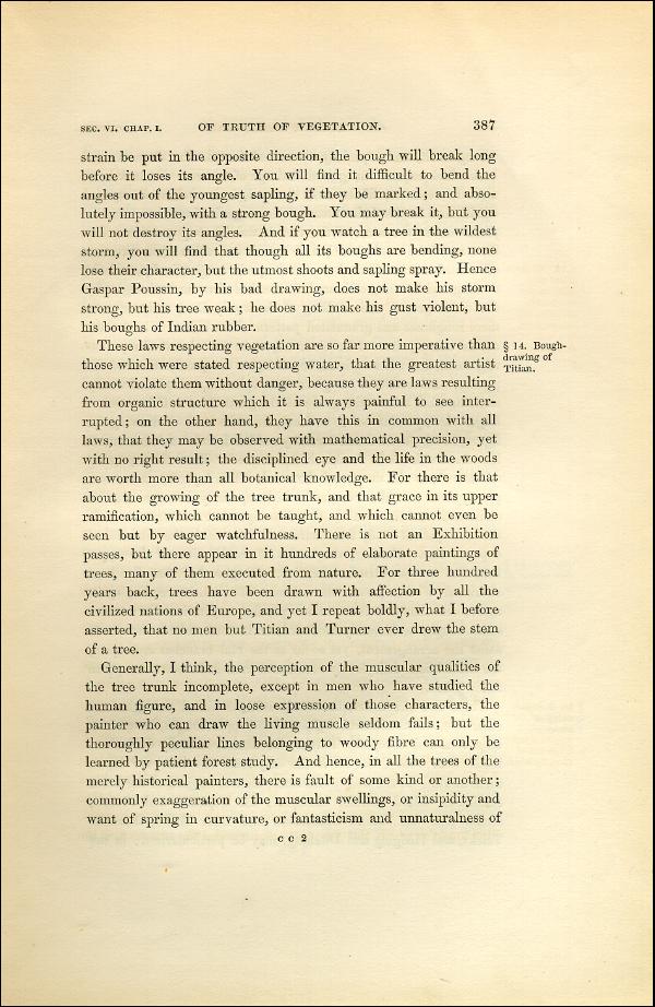 'Modern Painters' Volume I (1851 edition): Part II: Section VI: Chapter I: Page 387
