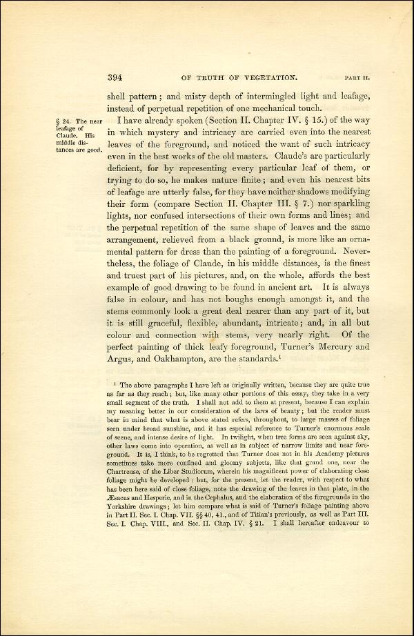 'Modern Painters' Volume I (1851 edition): Part II: Section VI: Chapter I: Page 394