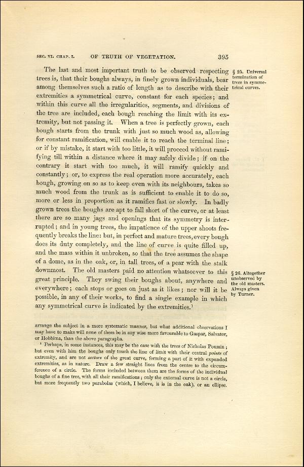 'Modern Painters' Volume I (1851 edition): Part II: Section VI: Chapter I: Page 395