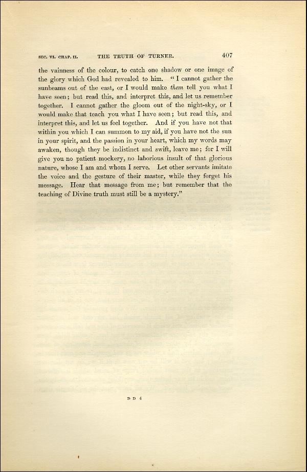 'Modern Painters' Volume I (1851 edition): Part II: Section VI: Chapter II: Page 407
