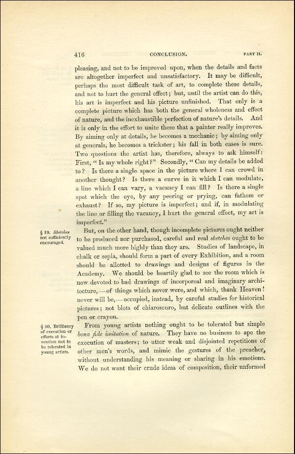 'Modern Painters' Volume I (1851 edition): Part II: Section VI: Chapter III: Page 416