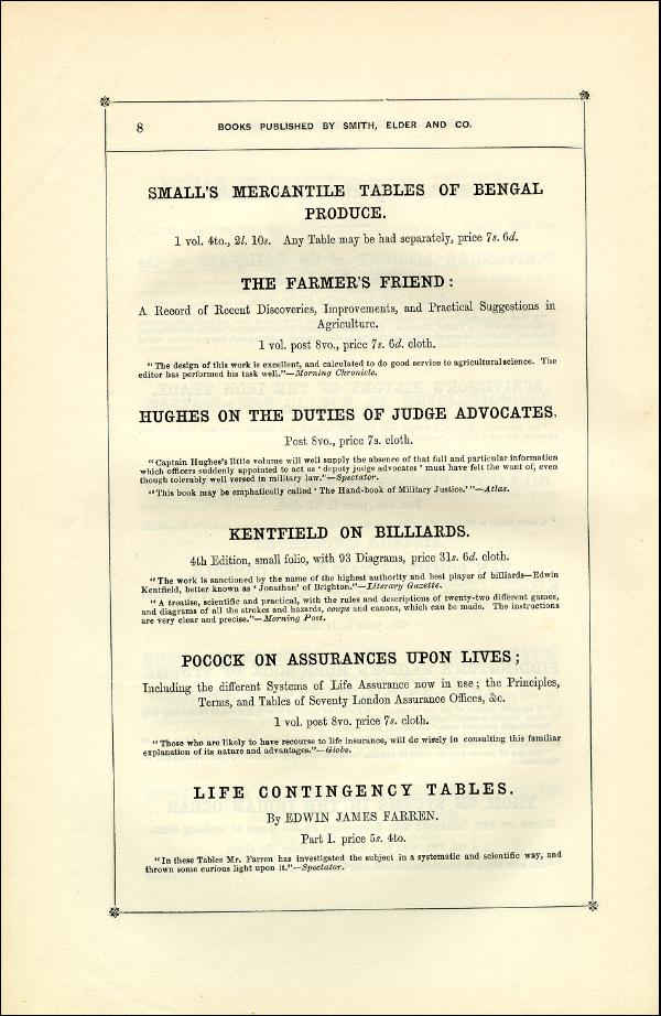 'Modern Painters' Volume I (1851 edition): Back Matter: Page 12