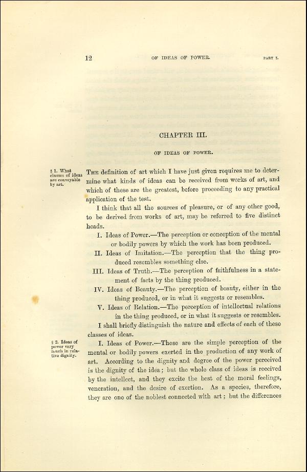 'Modern Painters' Volume I (1873 edition): Part I: Section I: Chapter III: Page 12
