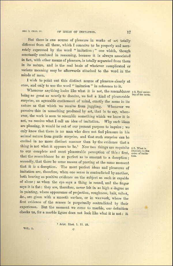 'Modern Painters' Volume I (1873 edition): Part I: Section I: Chapter IV: Page 17