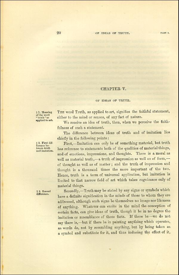 'Modern Painters' Volume I (1873 edition): Part I: Section I: Chapter V: Page 20