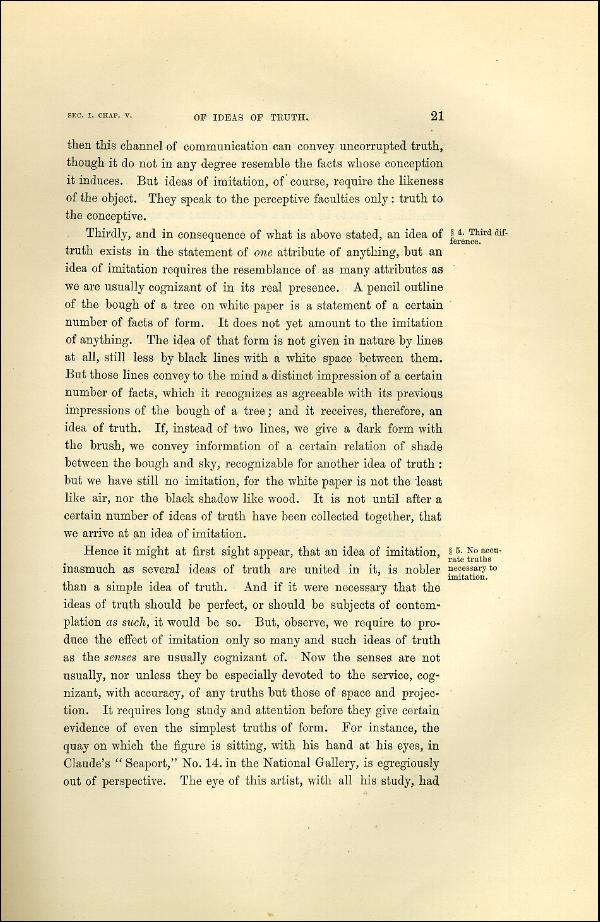 'Modern Painters' Volume I (1873 edition): Part I: Section I: Chapter V: Page 21