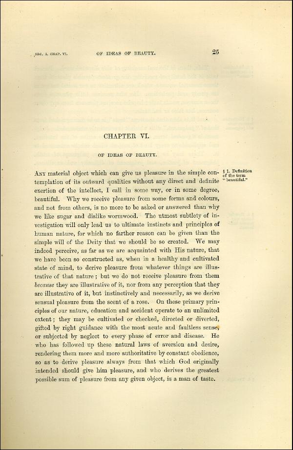 'Modern Painters' Volume I (1873 edition): Part I: Section I: Chapter VI: Page 25