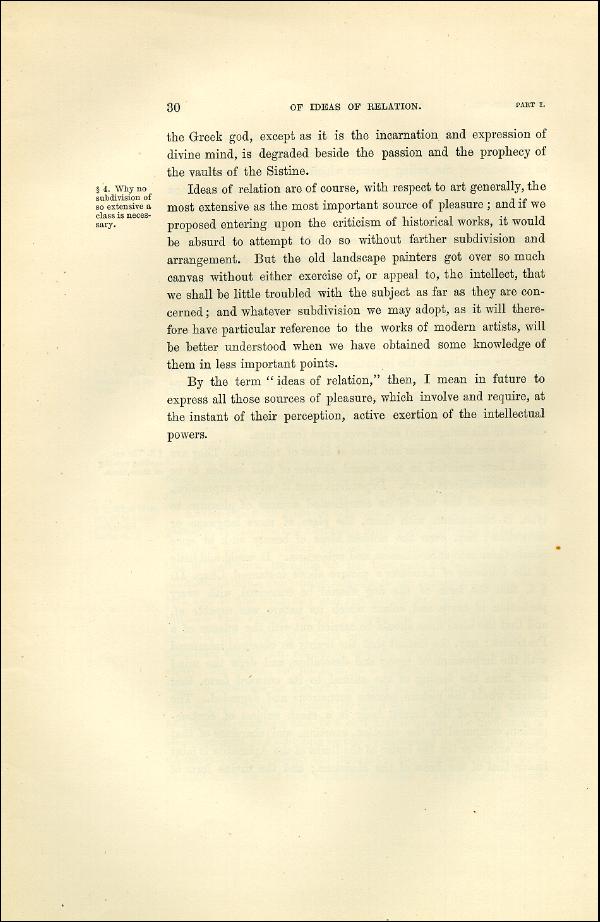 'Modern Painters' Volume I (1873 edition): Part I: Section I: Chapter VII: Page 30