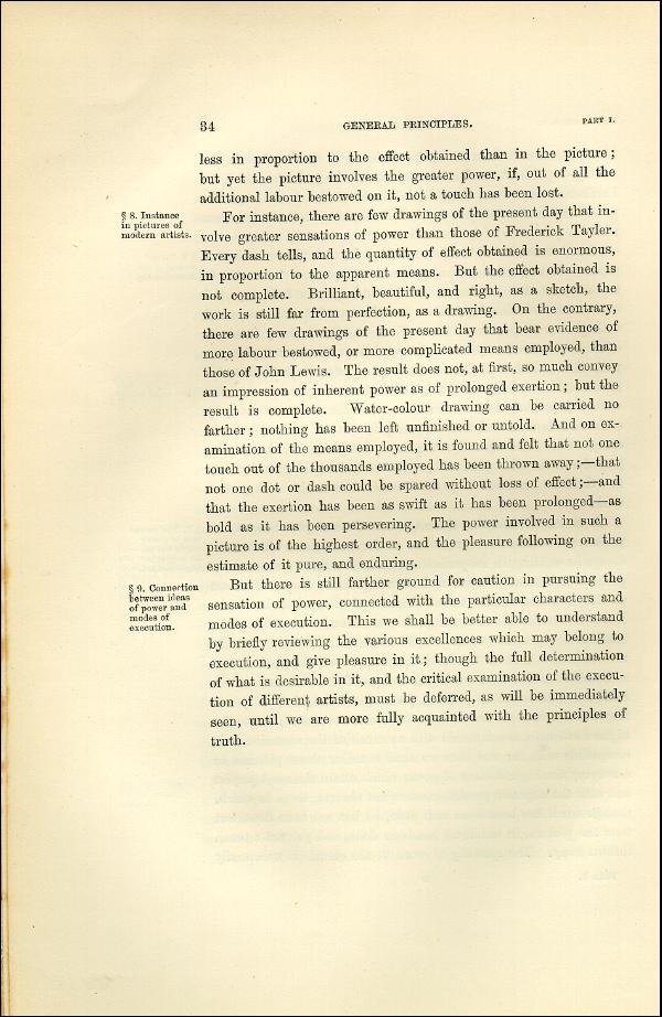 'Modern Painters' Volume I (1873 edition): Part I: Section II: Chapter I: Page 34
