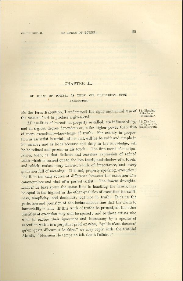 'Modern Painters' Volume I (1873 edition): Part I: Section II: Chapter II: Page 35