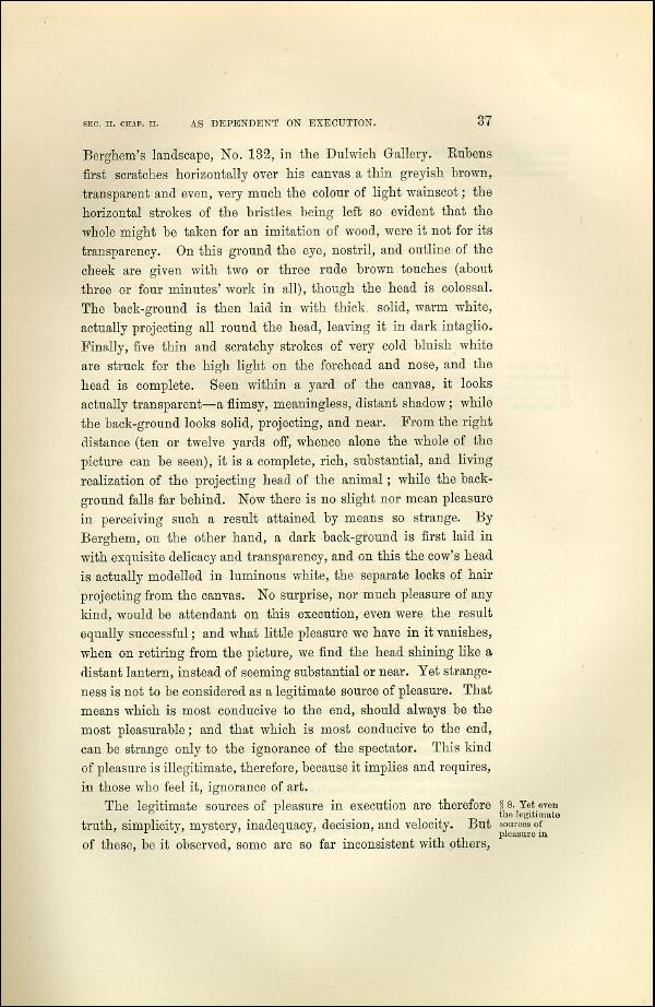 'Modern Painters' Volume I (1873 edition): Part I: Section II: Chapter II: Page 37