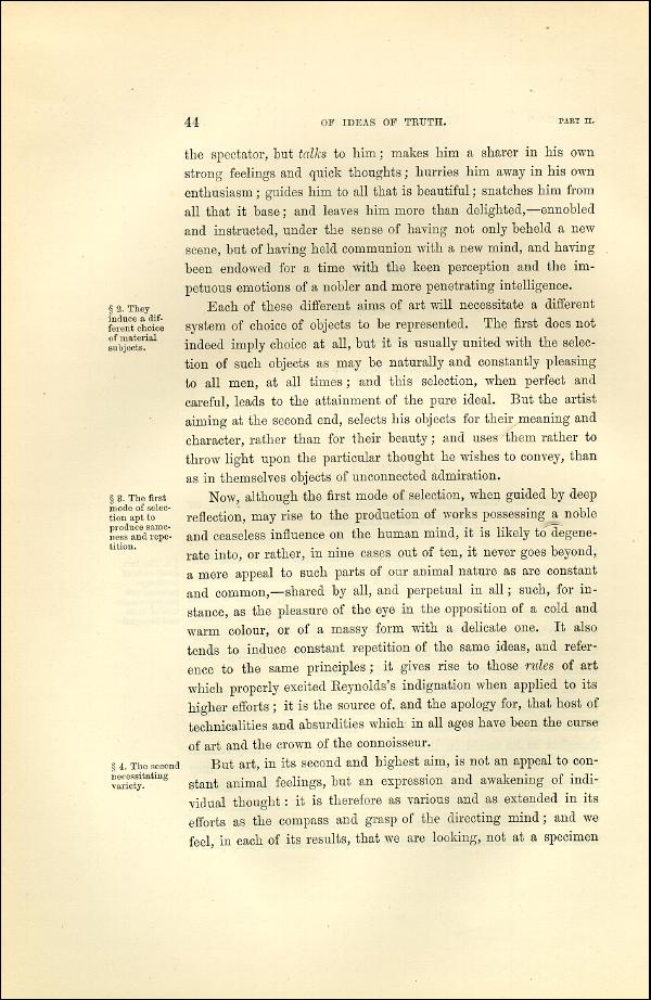 'Modern Painters' Volume I (1873 edition): Part II: Section I: Chapter I: Page 44