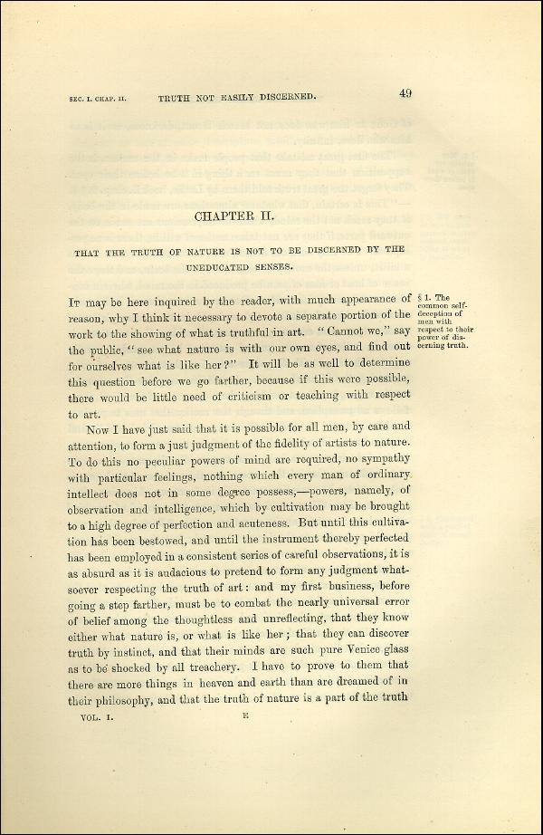 'Modern Painters' Volume I (1873 edition): Part II: Section I: Chapter II: Page 49