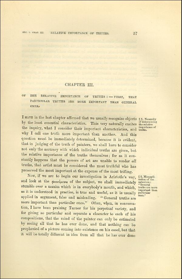 'Modern Painters' Volume I (1873 edition): Part II: Section I: Chapter III: Page 57