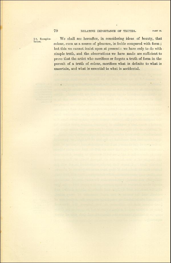 'Modern Painters' Volume I (1873 edition): Part II: Section I: Chapter V: Page 70