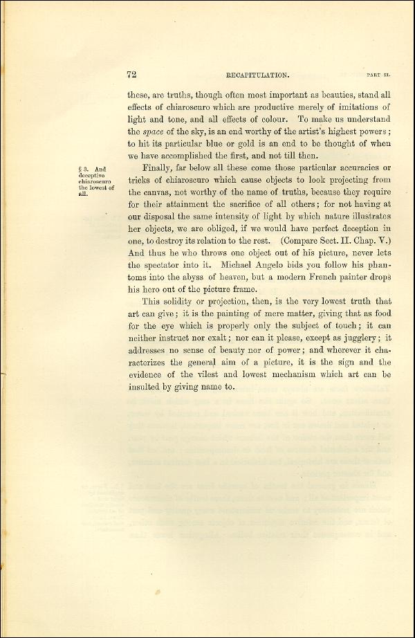 'Modern Painters' Volume I (1873 edition): Part II: Section I: Chapter VI: Page 72