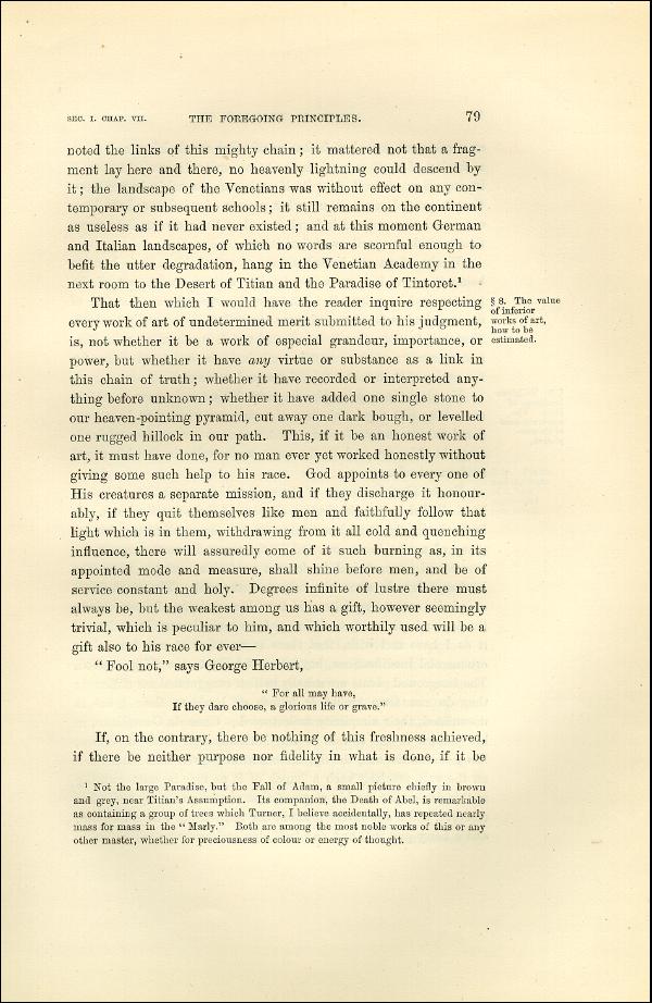 'Modern Painters' Volume I (1873 edition): Part II: Section I: Chapter VII: Page 79