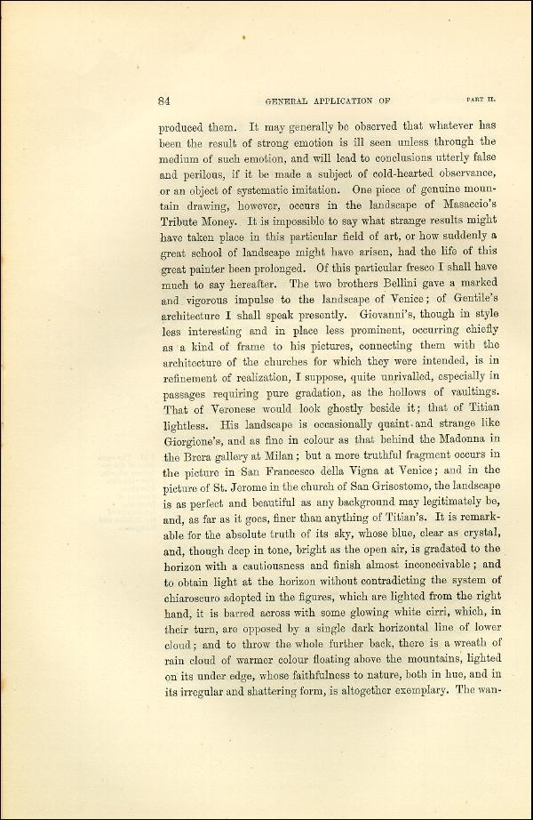 'Modern Painters' Volume I (1873 edition): Part II: Section I: Chapter VII: Page 84