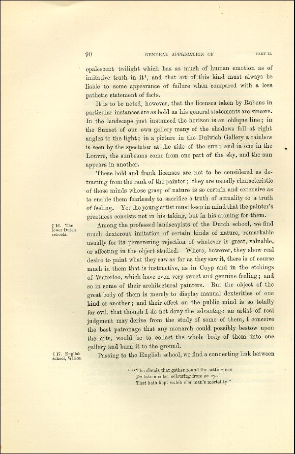 'Modern Painters' Volume I (1873 edition): Part II: Section I: Chapter VII: Page 90