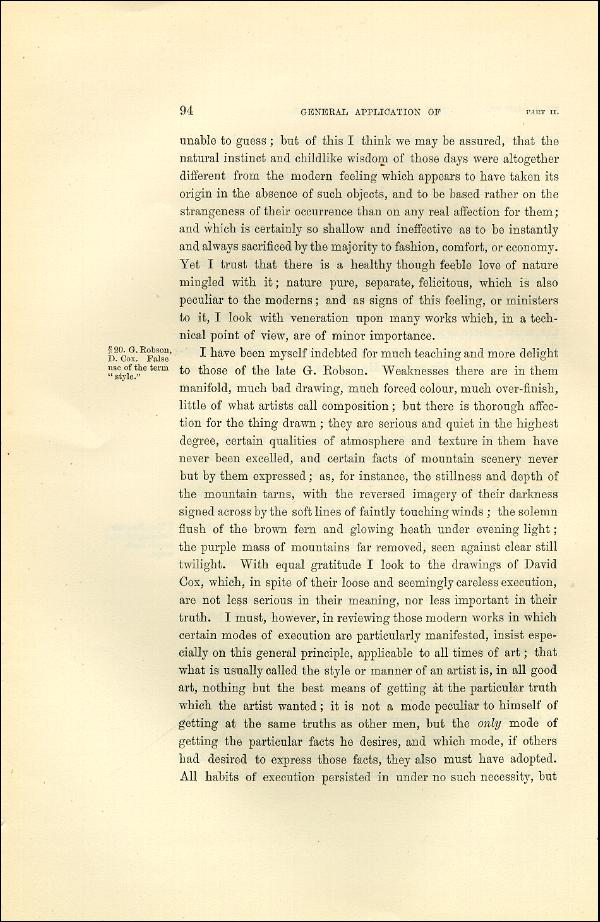 'Modern Painters' Volume I (1873 edition): Part II: Section I: Chapter VII: Page 94