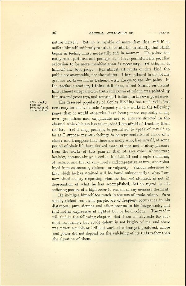 'Modern Painters' Volume I (1873 edition): Part II: Section I: Chapter VII: Page 96