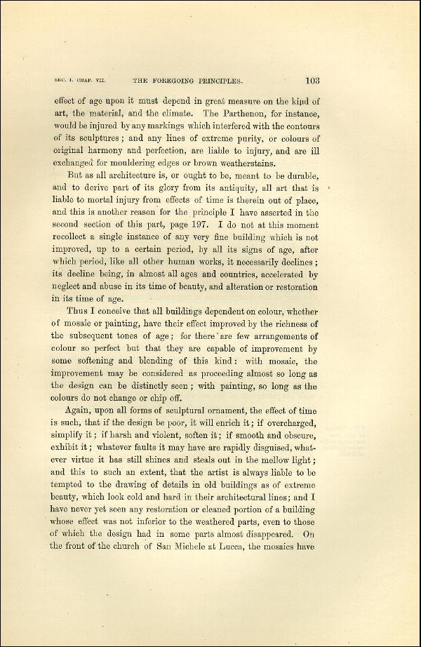 'Modern Painters' Volume I (1873 edition): Part II: Section I: Chapter VII: Page 103