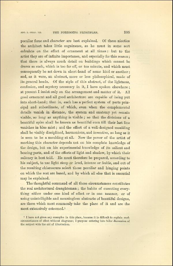 'Modern Painters' Volume I (1873 edition): Part II: Section I: Chapter VII: Page 105
