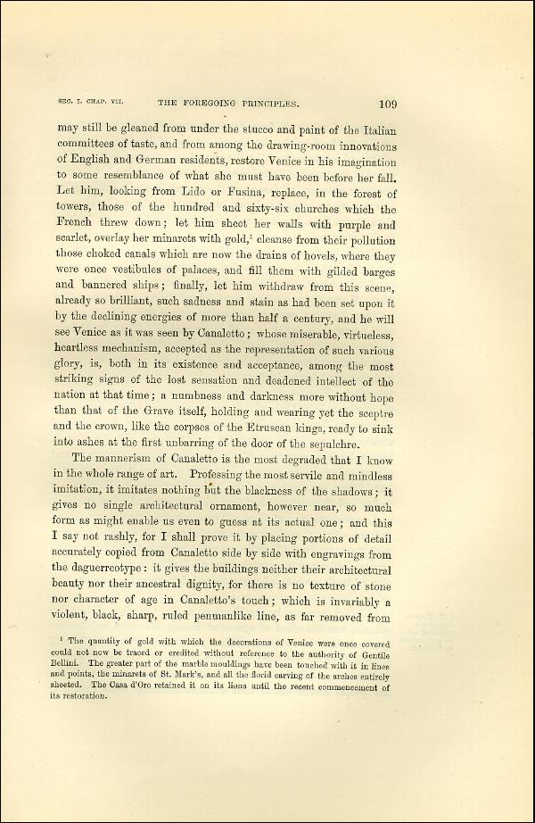 'Modern Painters' Volume I (1873 edition): Part II: Section I: Chapter VII: Page 109