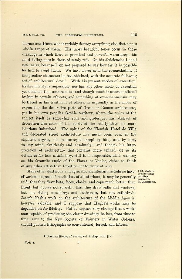 'Modern Painters' Volume I (1873 edition): Part II: Section I: Chapter VII: Page 113