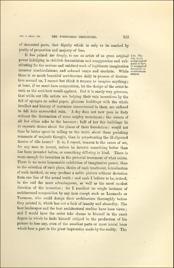 'Modern Painters' Volume I (1873 edition): Part II: Section I: Chapter VII: Page 115
