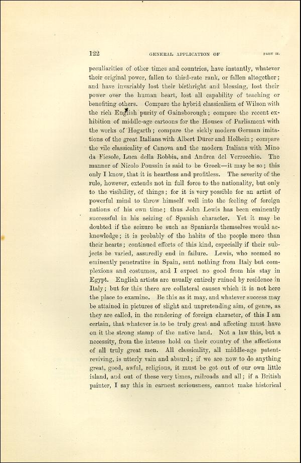 'Modern Painters' Volume I (1873 edition): Part II: Section I: Chapter VII: Page 122