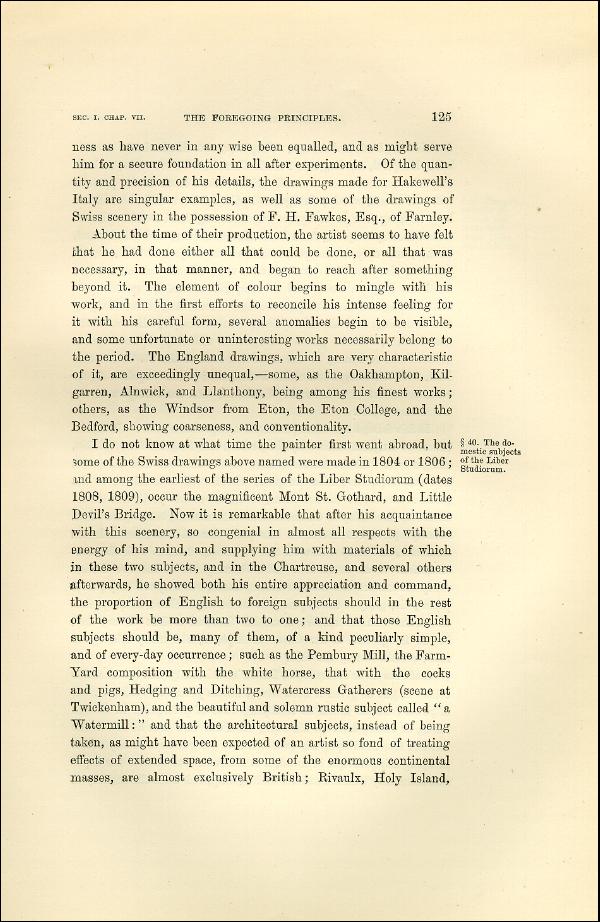 'Modern Painters' Volume I (1873 edition): Part II: Section I: Chapter VII: Page 125