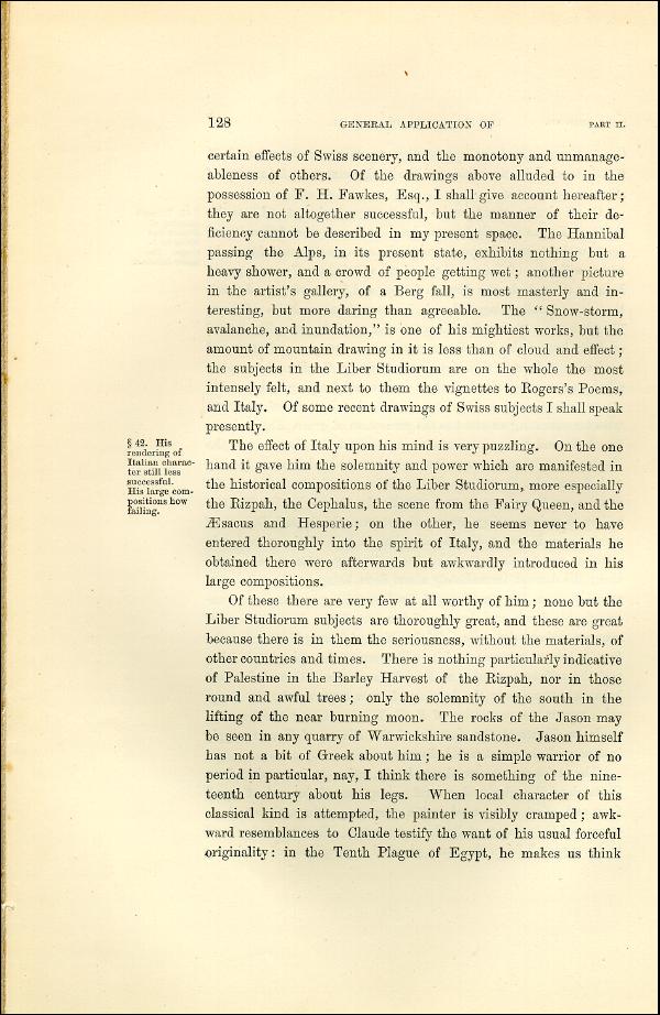 'Modern Painters' Volume I (1873 edition): Part II: Section I: Chapter VII: Page 128