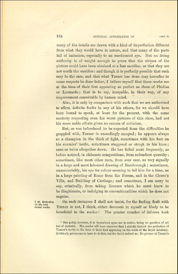 'Modern Painters' Volume I (1873 edition): Part II: Section I: Chapter VII: Page 134