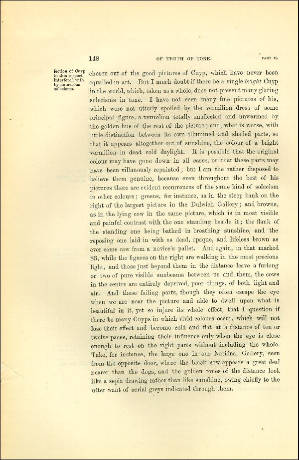 'Modern Painters' Volume I (1873 edition): Part II: Section II: Chapter I: Page 148
