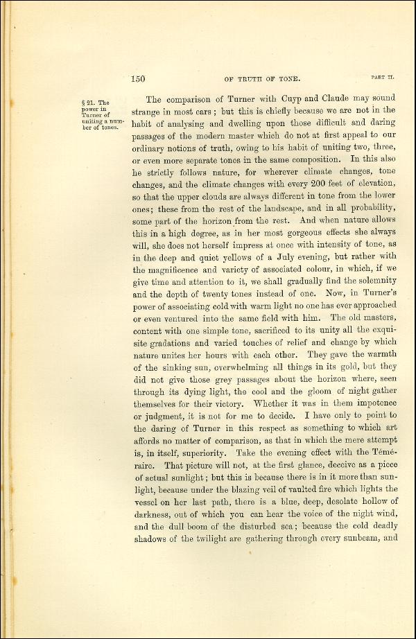 'Modern Painters' Volume I (1873 edition): Part II: Section II: Chapter I: Page 150