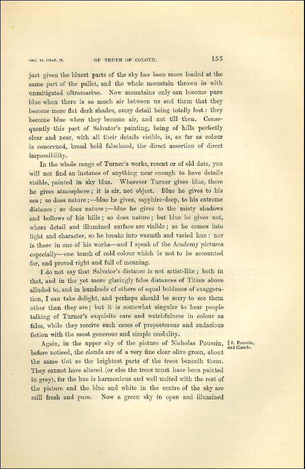 'Modern Painters' Volume I (1873 edition): Part II: Section II: Chapter II: Page 155